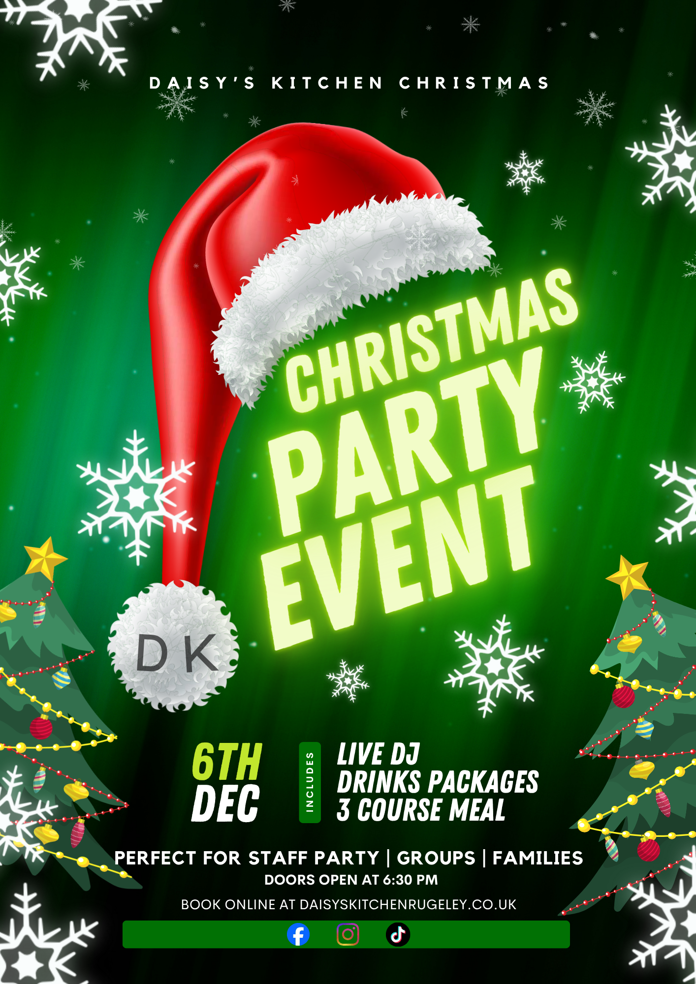 Daisy's Kitchen Xmas Party